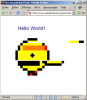Capture d'écran de Firefox passant le test Acid 2
